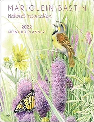 ダウンロード  Marjolein Bastin Nature's Inspiration 2022 Large Monthly Planner Calendar 本