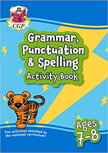 New Grammar, Punctuation & Spelling Home Learning Activity Book for Ages 7-8 (CGP Primary Fun Home Learning Activity Books) indir