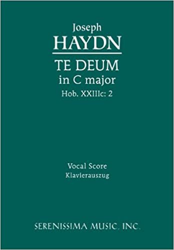 Te Deum in C major, Hob.XXIIIc:2: Vocal score indir