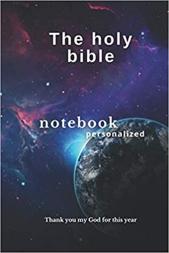 The holy bible notebook personalized: Thank you my God for this year indir