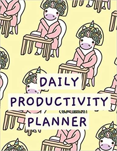 Daily Productivity Planner: Time Management Journal - Agenda Daily - Goal Setting - Weekly - Daily - Student Academic Planning - Daily Planner - Growth Tracker Workbook