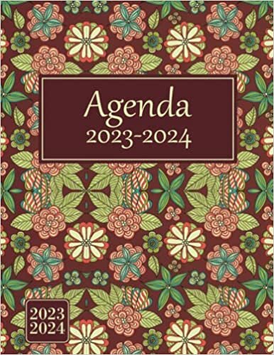 Agenda 2023 2024 Settimanale e Mensile: Agenda 2 Anni 2023 2024, Agenda Mensile 24 Mesi, 24 mesi Gennaio 2023 Dicembre 2024 , calendario Pianificatore Italiano