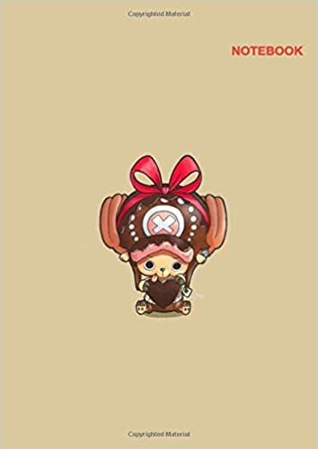 indir One Piece mini notebook for girls and boys: College Ruled paper, Chopper One Piece Chibi Notebook Cover, 8.27 x 11.69 inches, A4, 110 Pages.