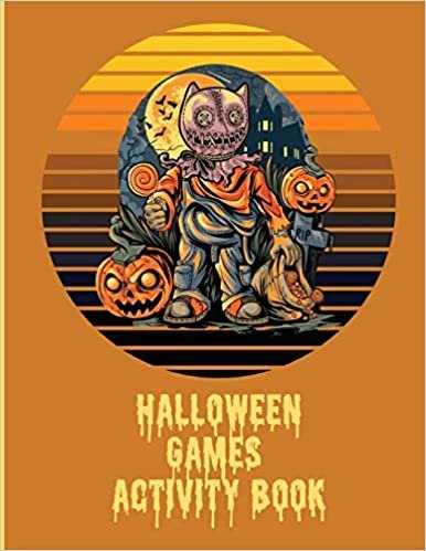 indir Halloween Games Activity Book For Kids: For Teens - Holiday Matching - Word Scrambles