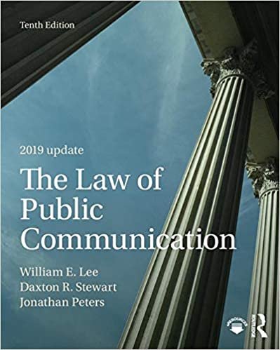 تحميل The Law of Public Communication 2019 Update