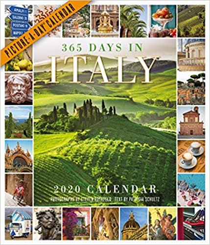 ダウンロード  365 Days in Italy Picture-a-day 2020 Calendar 本