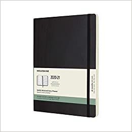 ダウンロード  Moleskine 2020-21 Weekly Planner, 18M, Extra Large, Black, Soft Cover (7.5 x 9.75) 本