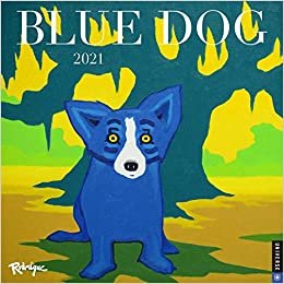 Blue Dog 2021 Wall Calendar