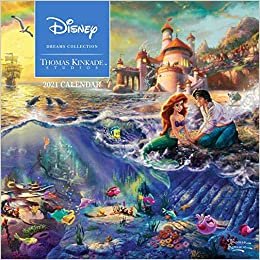 ダウンロード  Disney Dreams Collection by Thomas Kinkade Studios: 2021 Wall Calendar 本