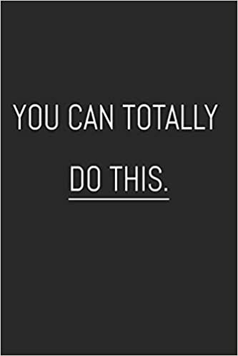 indir You can totally do this.: Journal with Inspirational Quotes, Word Search, Journal with Lined Pages, For Teens, Tweens, and ... Women, Journal for Boys, Journal for Girls , 120 pages , 6 x 9 in