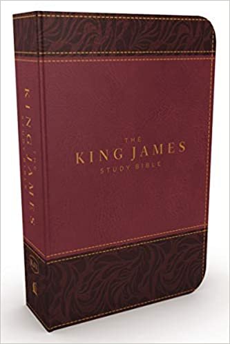The King James Study Bible: Burgundy Leathersoft, Full-color Edition