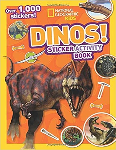 ダウンロード  National Geographic Kids Dinos Sticker Activity Book 本