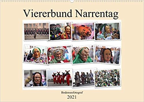 ダウンロード  Narrentag Viererbund 2021 (Wandkalender 2021 DIN A2 quer): Narrentag Viererbund 2021 Ueberlingen Elzach Oberndorf Rottweil (Monatskalender, 14 Seiten ) 本