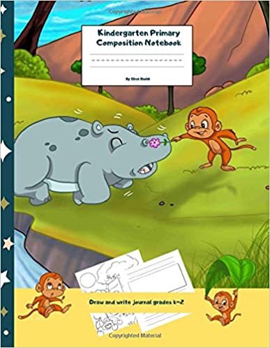 indir Kindergarten Primary Composition Notebook By Efrat Haddi Draw And Write Journal Grades K-2: Creative Story Tablet Plus Coloring Pages