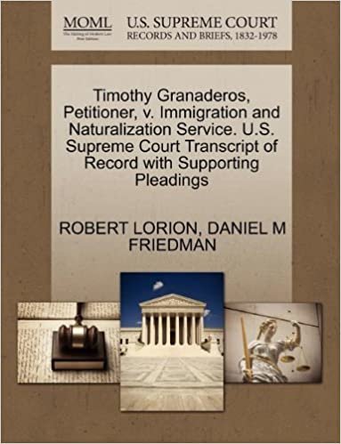 Timothy Granaderos, Petitioner, v. Immigration and Naturalization Service. U.S. Supreme Court Transcript of Record with Supporting Pleadings indir