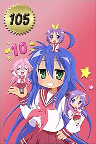 Sketchbook for Girls: Konata Izumi & Kagami Hiiragi & Tsukasa Hiiragi & Miyuki Takara, Lucky Star Comedy Anime Manga Series Fan's Sketch Pad with Blank Paper for Writing, Drawing, Sketching, Doodling and Coloring
