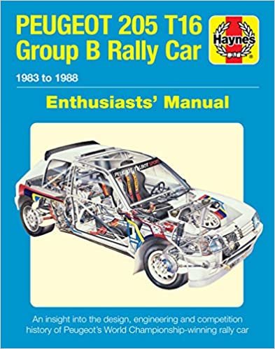 ダウンロード  Peugeot 205 T16 Group B Rally Car Enthusiasts' Manual: 1983 to 1988 - An insight into the design, engineering and competition history of Peugeot's World Championship-winning rally car 本