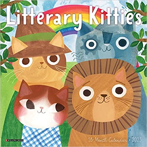 Literary Kitties 2023 Mini Wall Calendar