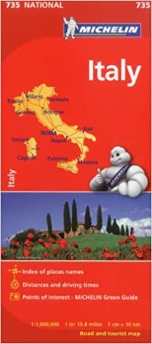 تحميل Italy - Michelin National Map 735