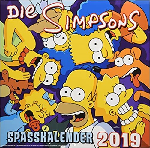 Simpsons Wandkalender 2019: Der Simpsons Spasskalender 2019