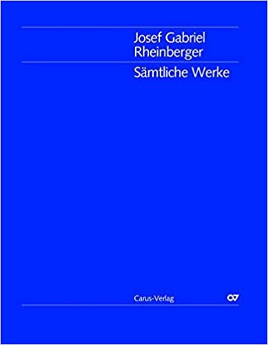 Rheinberger, J: Rheinberger Gesamtausg. 6 indir