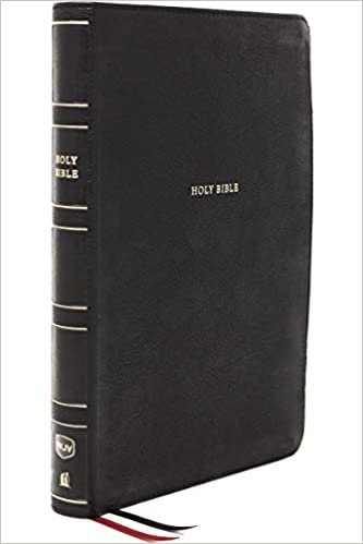 NKJV, Thinline Reference Bible, Leathersoft, Black, Thumb Indexed, Red Letter, Comfort Print: Holy Bible, New King James Version indir
