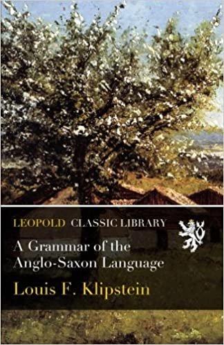 indir A Grammar of the Anglo-Saxon Language