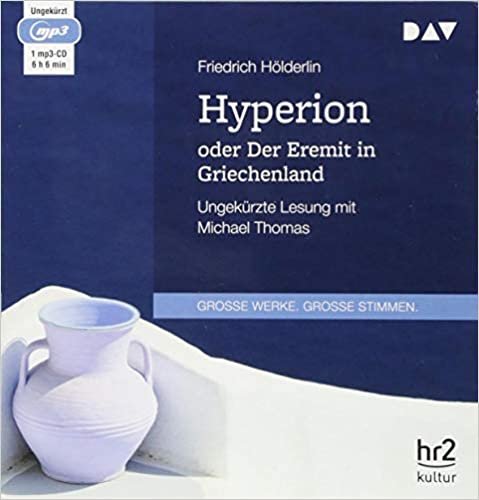 Hölderlin, F: Hyperion oder Der Eremit/MP3-CD indir
