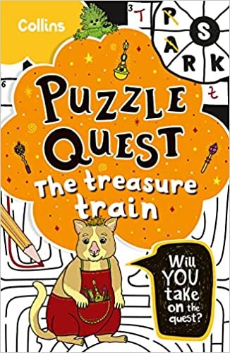 The Treasure Train: Solve more than 100 puzzles in this adventure story for kids aged 7+