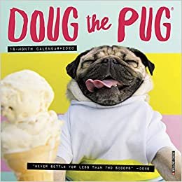 تحميل Doug the Pug 2020 Mini Wall Calendar (Dog Breed Calendar)