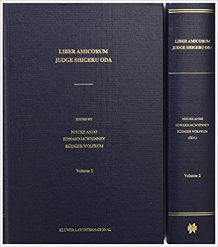 Liber Amicorum Judge Shigeru Oda (2 Vols)