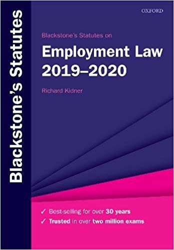 تحميل Blackstone&#39;s Statutes on Employment Law 2019-2020
