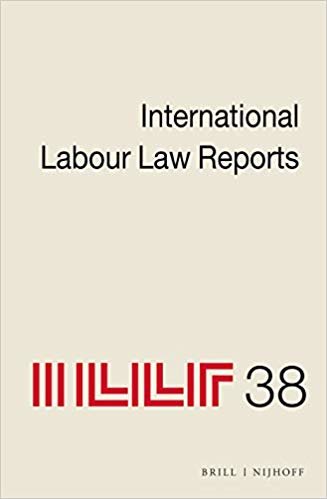 اقرأ International Labour Law Reports, Volume 38 الكتاب الاليكتروني 
