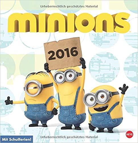 Minions Posterkalender 2016 quadratisch ダウンロード