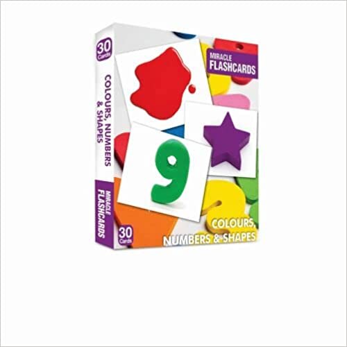 indir Miracle Flashcards - Colours, Numbers &amp;Shapes: 30 Cards