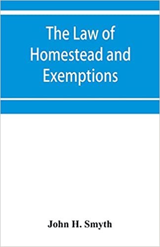 تحميل The law of homestead and exemptions