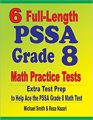 تحميل 6 Full-Length PSSA Grade 8 Math Practice Tests: Extra Test Prep to Help Ace the PSSA Math Test
