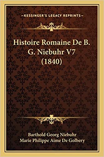 indir Histoire Romaine De B. G. Niebuhr V7 (1840)