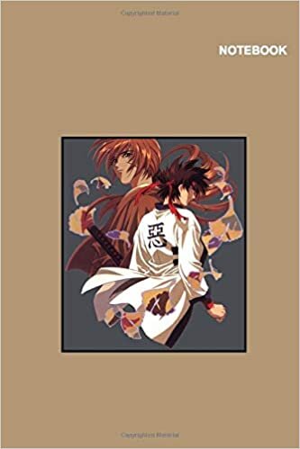 indir Rurouni Kenshin Wandering Samurai mini notebooks: Classic Lined pages, 110+ Pages, 6&quot; x 9&quot;, Sagara Sanosuke Rurouni Kenshin Wandering Samurai Design Notebook Cover.