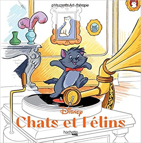 Les carrés d'Art Thérapie Disney Chats & Félins (Heroes)