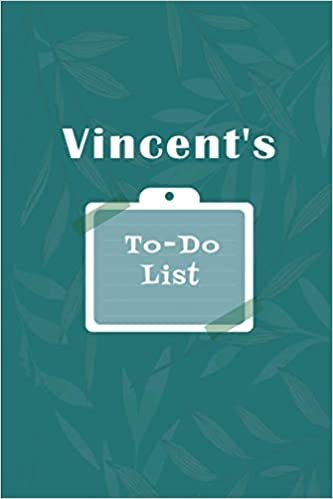 Vincent's To˗Do list: Checklist Notebook | Daily Planner Undated Time Management Notebook indir