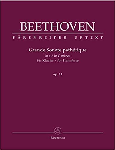 Grande Sonate pathétique c-Moll op. 13 (für Klavier). Spielpartitur, BÄRENREITER URTEXT indir