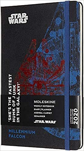 Moleskine 2020 Star Wars Weekly Planner, 12M, Large, Falcon, Hard Cover (5 x 8.25)