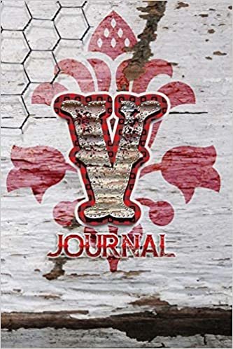 indir V Journal: Letter V Initial Monogram Lined Notebook