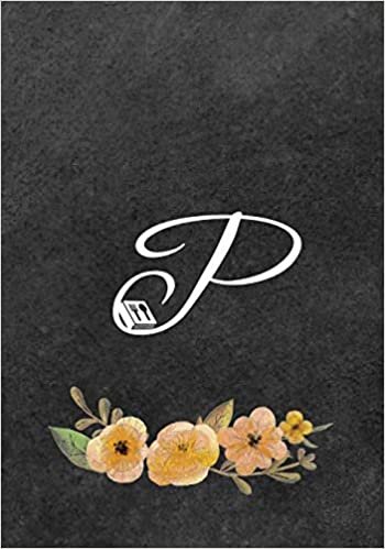 indir Initial Monogram Letter P on Chalkboard: Ultimate Blank Recipe Journal for Cooking Lovers, Gift for Cookbook Idea, Special Recipes and Notes for ... Mom Recipes and Shit Kitchen Recipe Book