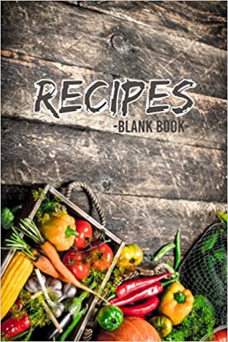 RECIPES Blank Book: 120 Pages | Simple My Favorite Recipes Blank Recipe Book to Write in, Blank Recipe Cookbook Journal, Meals Cooking Customized & ... Perfect Gift for Family Home Kitchen indir