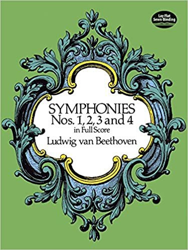 Beethoven: Symphonies Nos. 1,2,3 and 4 in Full Score