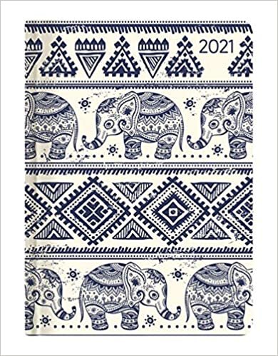 indir Ladytimer Elephants 2021 - Elefant - Taschenkalender A6 (11x15 cm) - Weekly - 192 Seiten - Notiz-Buch - Termin-Planer - Alpha Edition