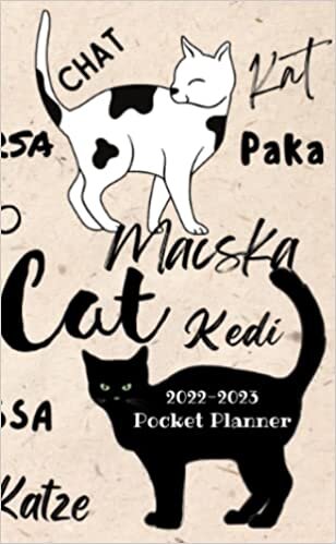 Astra Wade Pocket Calendar 2022-2023: for Purse |2 Year Pocket Planner| 24 Month Calendar Agenda Schedule Organizer | January 2022- December 2023 | Multilingual Cats تكوين تحميل مجانا Astra Wade تكوين