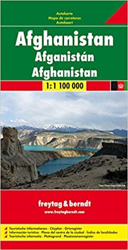indir Afghanistan f&amp;b (r) - 1/1,1M: Wegenkaart 1:1 000 000